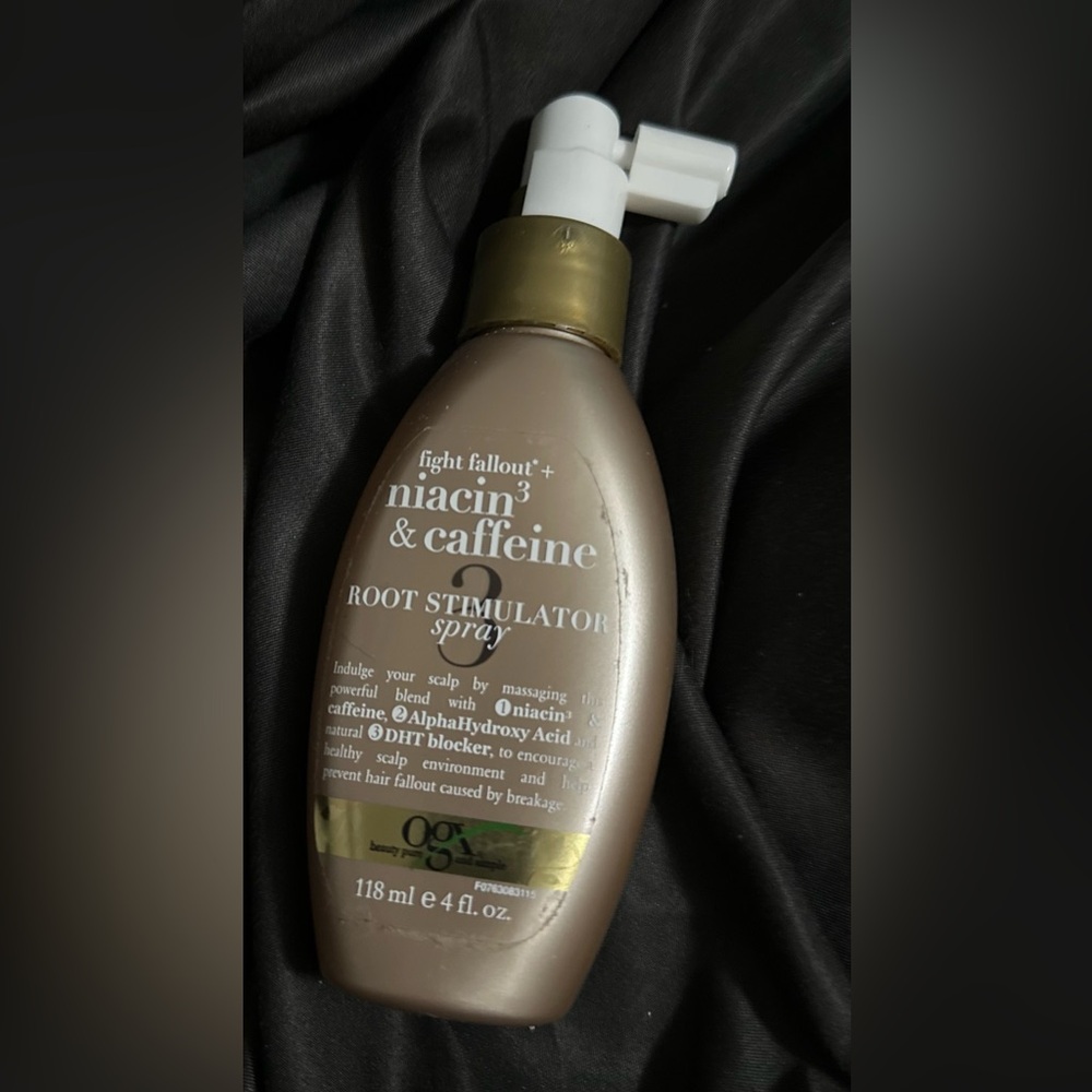 2/$25 OGX NIACIN & CAFFEINE ROOT STIMULATOR SPRAY - BRAND NEW!